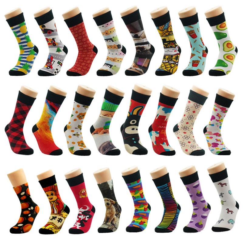 Quality Inspection for China Custom 360 Digital Printing Socks Men′s Novelty Casual Dress Sublimation Blank Socks Featured Image