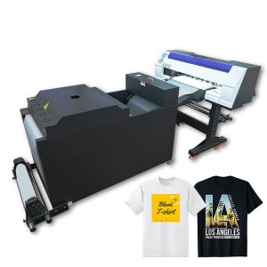 Big Sale Max 2400dpi Photo Quality Mini Roll-to-roll DTF Printer Powder Shaker Machine PET Film Printing for Hoodies Jeans Ba