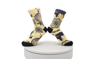 Günstiger Preis, maßgeschneiderte Damensocken mit Logo, Socken aus Bio-Baumwolle