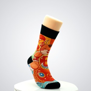 Funny cute Fruit food animal sock for women Bulk wholesale custom premium cotton socks women calcetines