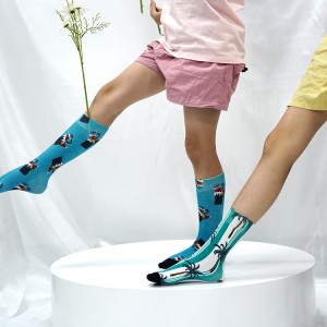 ถุงเท้าถ่ายเทความร้อน DIY โลโก้ส่วนบุคคลส่งเสริมการขาย