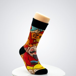 Full color sublimation socks sock dye sublimation printing comfortable socks
