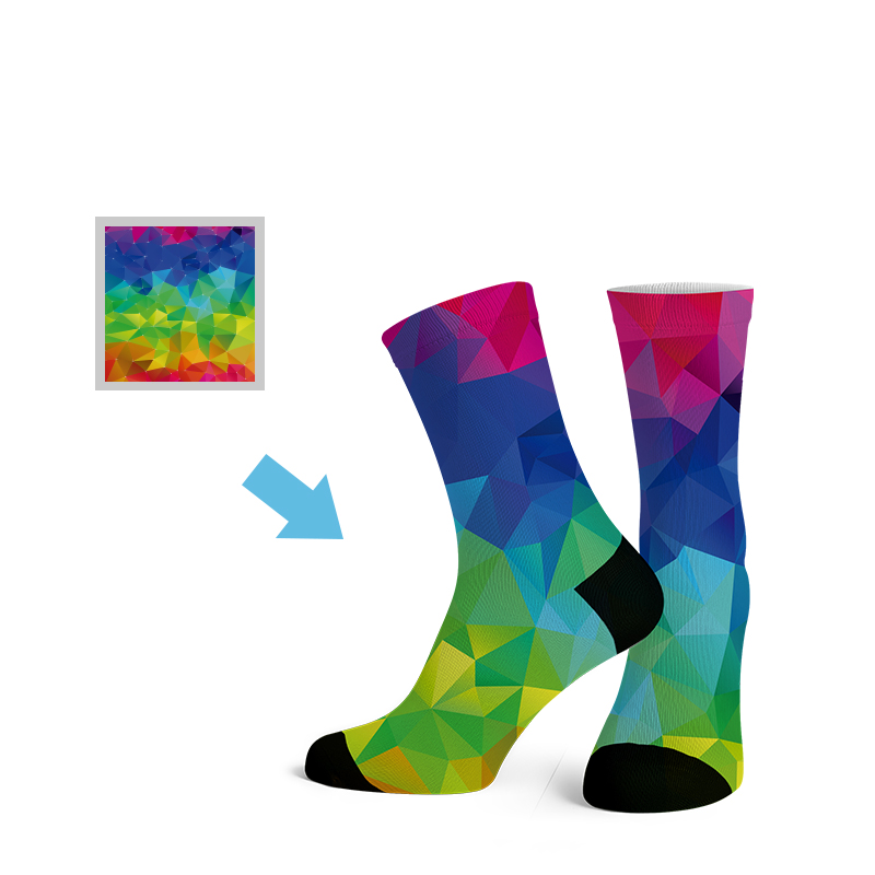 What materials can be used to print custom socks with a sock printer ...