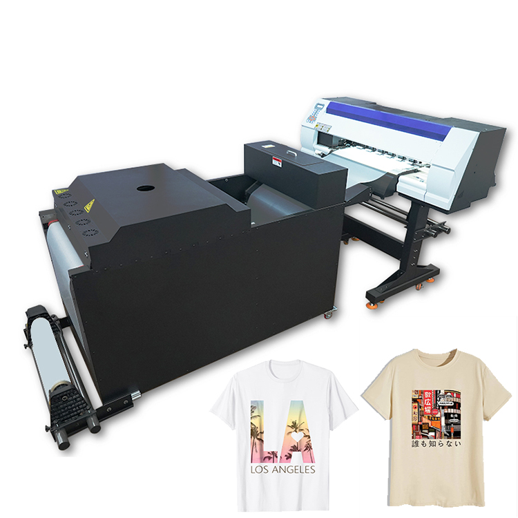 Factory Direct Sale New Garment Heat Transfer Solution Double Industrial i3200 Heads DTF Printer for T-shirts Hoodies Aprons Bag Featured Image