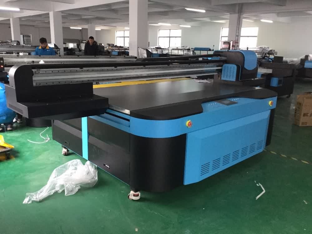 Industrial 2500x1300mm UV FLATBED PRINTER with LED LAMP