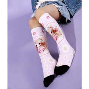 3D носки-трубы для молодых девушек до колена, детские носки для девочек