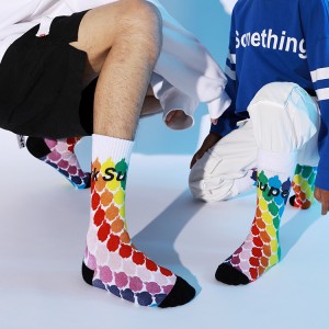 Atacado meias personalizadas de futebol, meias personalizadas de algodão