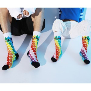 Индивидуальные футбольные носки для молодых мужчин, дизайнерские спортивные
