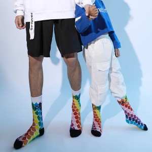 Calzini da calcio personalizzati per giovani uomini, designer sportivi