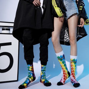 China manufacturer Fancy Colorful Socks Women,With Warm