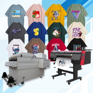 2022 hot sale digital DTF Printer PET film heat transfer printer Tshirt printing machine with shaking powder machine