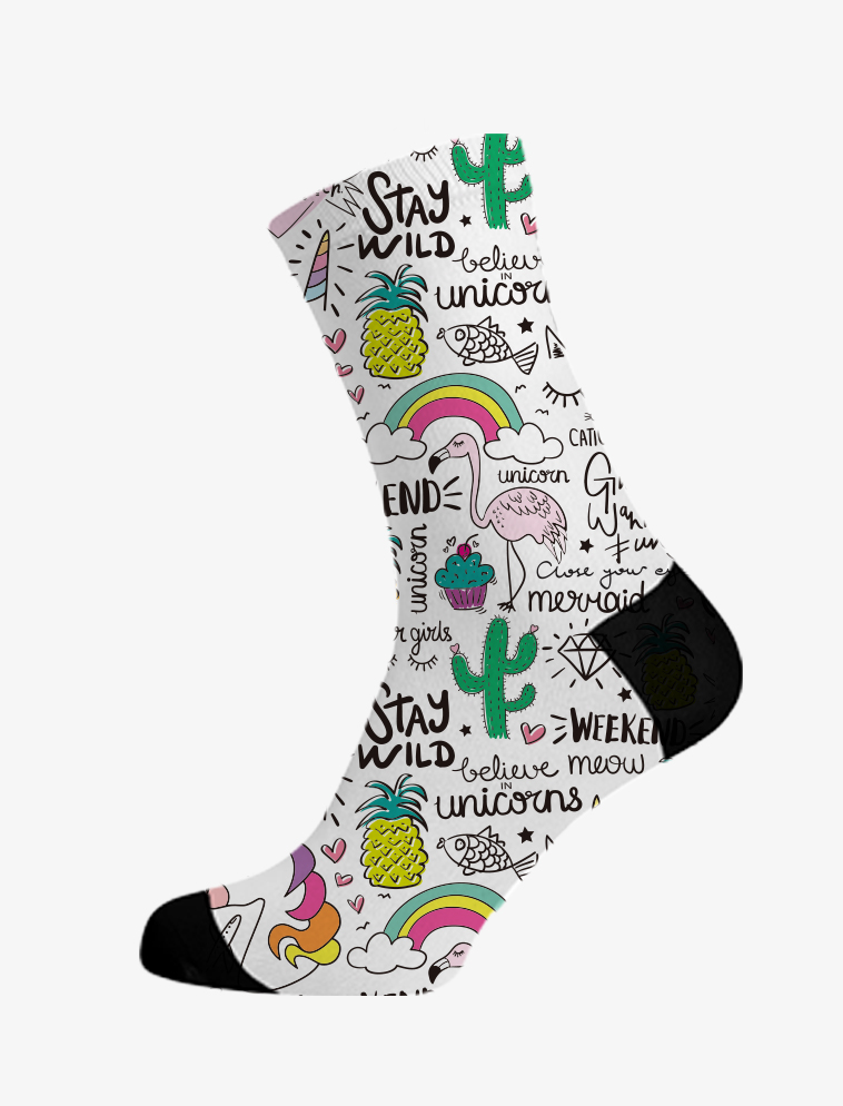 Komesch Socks Day.Lonely Sock Day.De soziale Problem vu Mobbing.Komesch Socken als Symbol vum Down Syndrom.