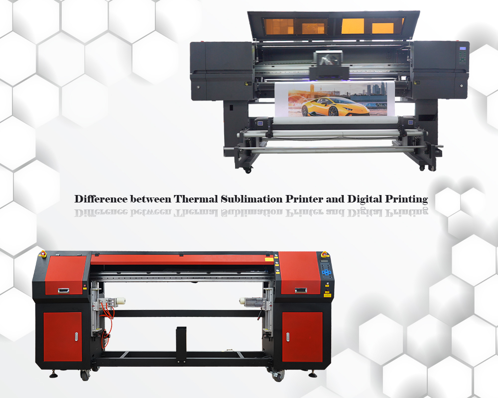 Difference between Thermal Sublimation Printer and Digital Printing