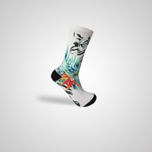 Engros 3D sublimationsprintede sokker med ankelfotoprint til mænd