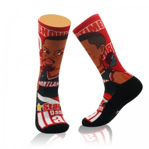 Custom Logo Professional Super Star Kobe Basketball Socks Elite Thick Sports Socks Non-Slip Skateboard Towel Bottom Sock