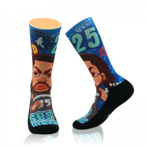 Op maat gemaakte dropship-sokken met modemerk in bulk heren topkwaliteit groothandel basketbalteam elite sokken voor volwassenen
