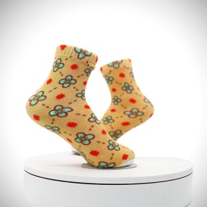 Toptan 3D süblimasyon baskılı erkek ayak bileği fotoğraf baskılı çorap
